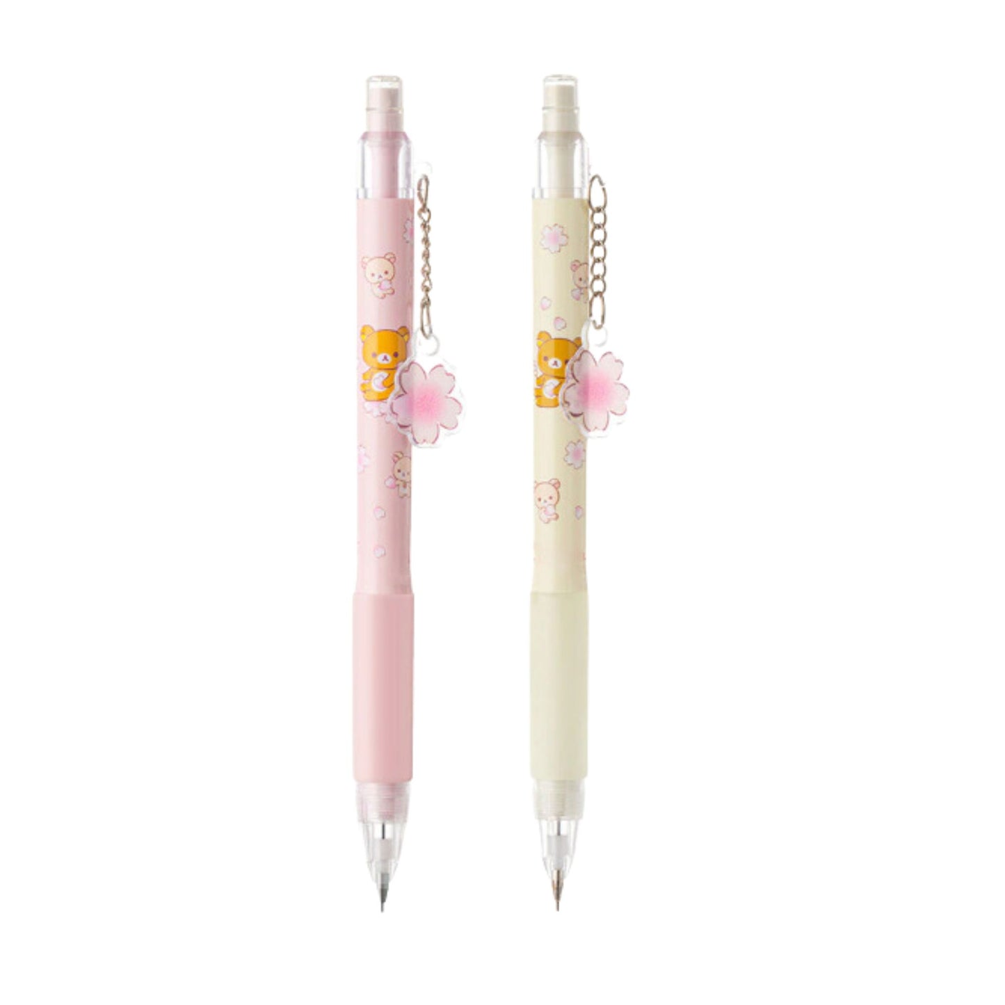 LOW STOCK! Sakura Bear Mechanical Pencil - 2D Swinging Cherry Charm